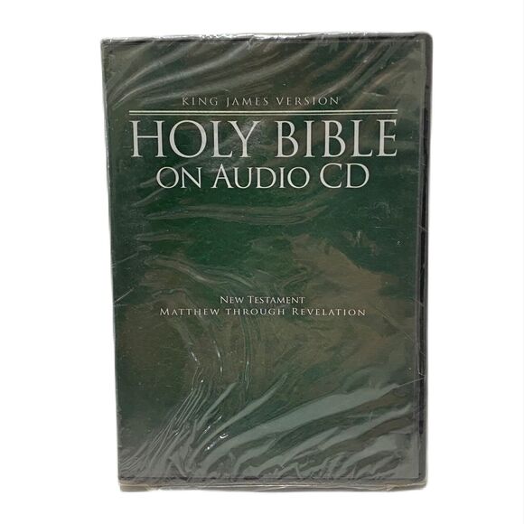 The King James Version Bible The New Testament by Braun Media LLC On CD MP3 - Picture 1 of 8
